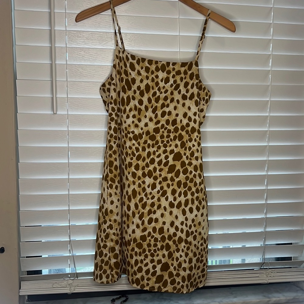 Cheetah print summer dress